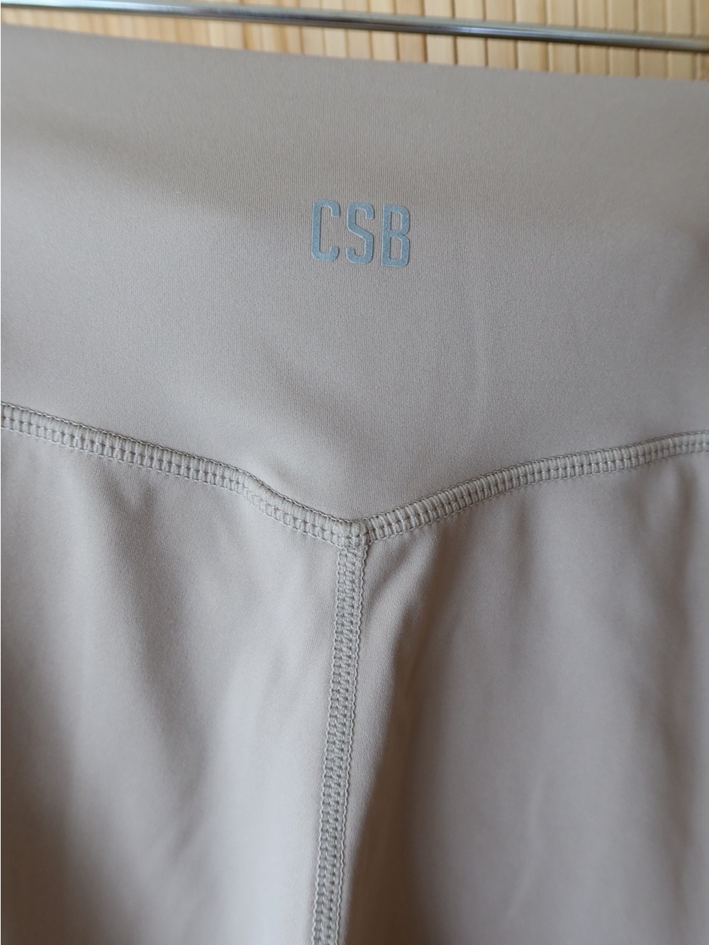 Light CSB Taupe High-Waist Leggings - Picture 3 of 3